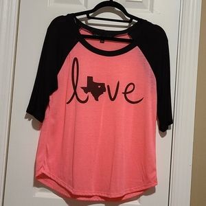 Living Doll Texas Love Shirt